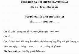 Phí Môi Giới Thương Mại