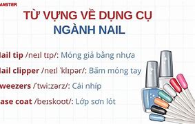 Tiếng Anh Nganh Nail